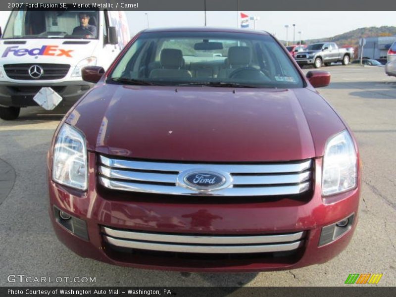 Merlot Metallic / Camel 2007 Ford Fusion SE