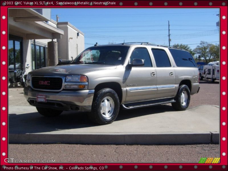 Sandalwood Metallic / Neutral/Shale 2003 GMC Yukon XL SLT 4x4