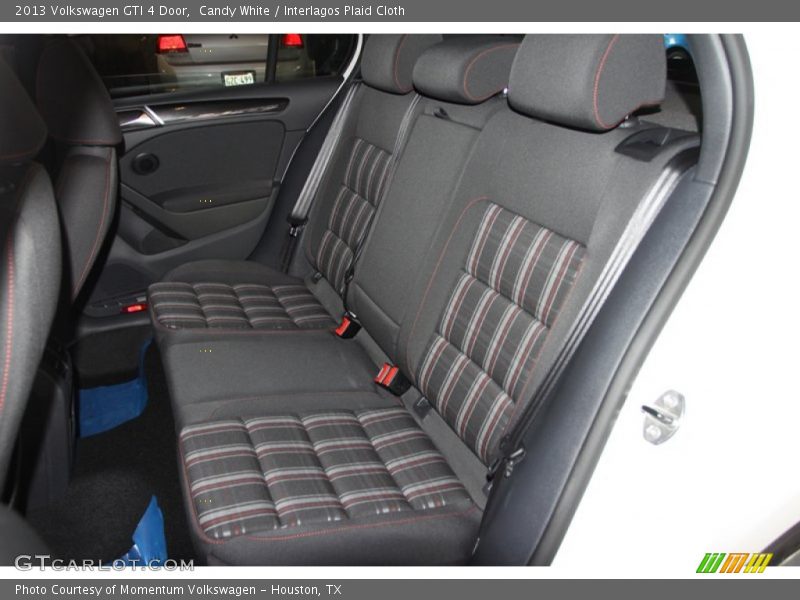 Candy White / Interlagos Plaid Cloth 2013 Volkswagen GTI 4 Door