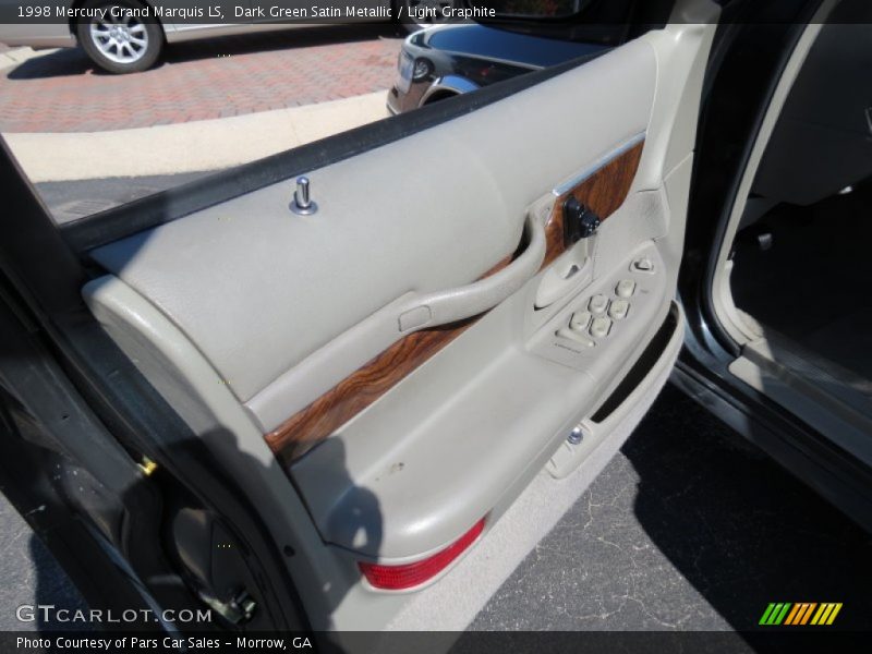 Dark Green Satin Metallic / Light Graphite 1998 Mercury Grand Marquis LS