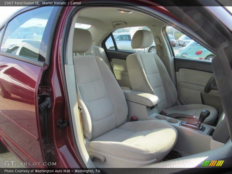 Merlot Metallic / Camel 2007 Ford Fusion SE