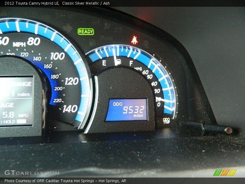 Classic Silver Metallic / Ash 2012 Toyota Camry Hybrid LE