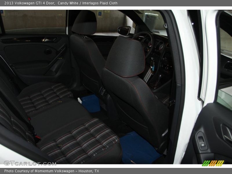 Candy White / Interlagos Plaid Cloth 2013 Volkswagen GTI 4 Door