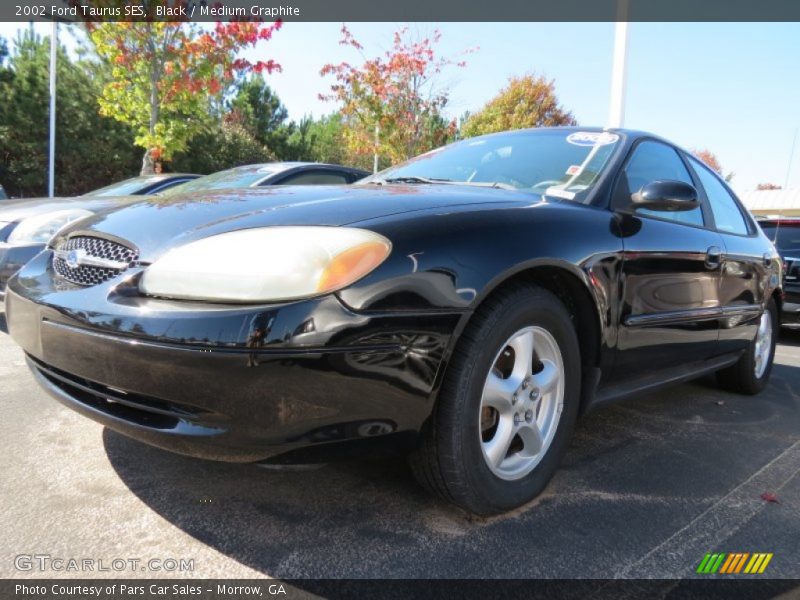 Black / Medium Graphite 2002 Ford Taurus SES