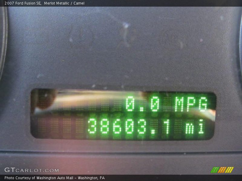 Merlot Metallic / Camel 2007 Ford Fusion SE