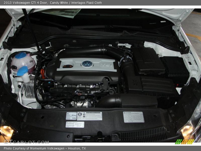 Candy White / Interlagos Plaid Cloth 2013 Volkswagen GTI 4 Door