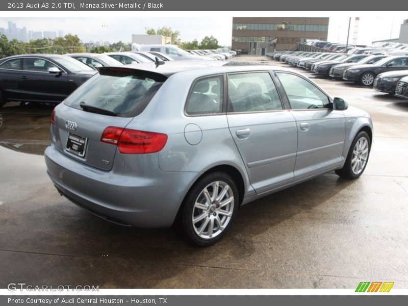 Monza Silver Metallic / Black 2013 Audi A3 2.0 TDI