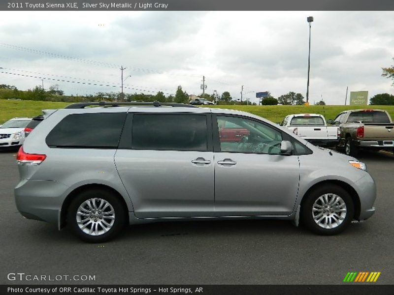 Silver Sky Metallic / Light Gray 2011 Toyota Sienna XLE