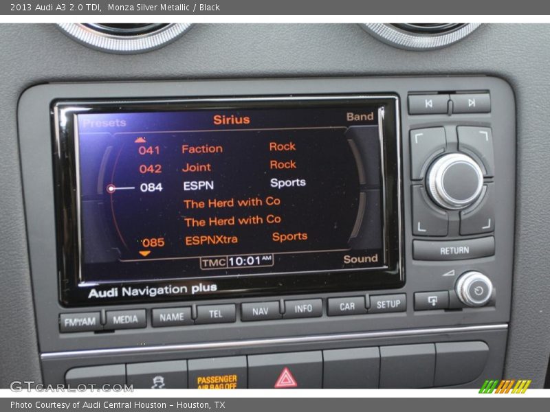 Monza Silver Metallic / Black 2013 Audi A3 2.0 TDI