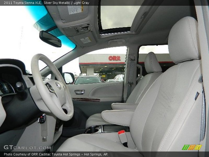 Silver Sky Metallic / Light Gray 2011 Toyota Sienna XLE