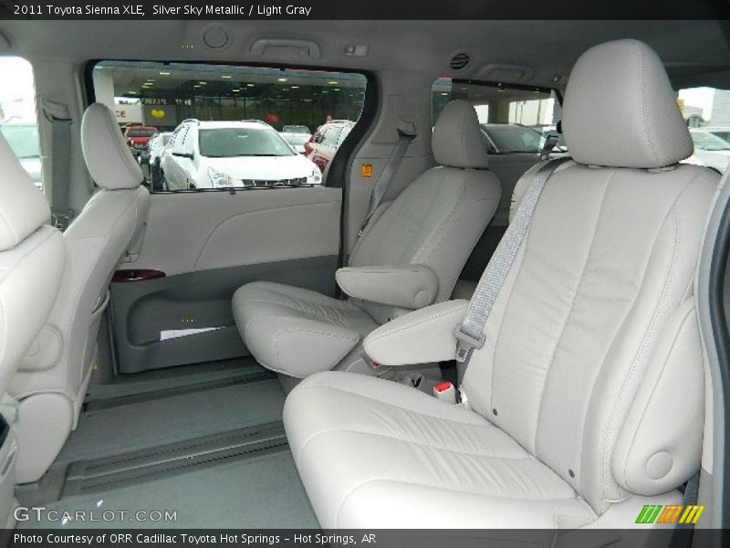 Silver Sky Metallic / Light Gray 2011 Toyota Sienna XLE