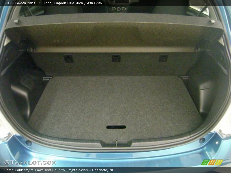 Lagoon Blue Mica / Ash Gray 2012 Toyota Yaris L 5 Door