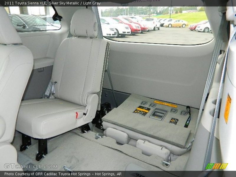 Silver Sky Metallic / Light Gray 2011 Toyota Sienna XLE