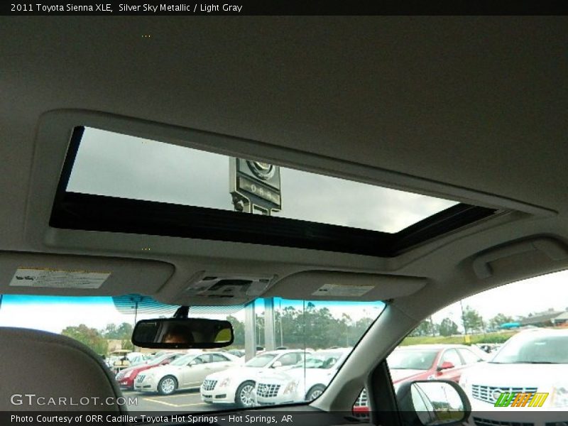 Silver Sky Metallic / Light Gray 2011 Toyota Sienna XLE
