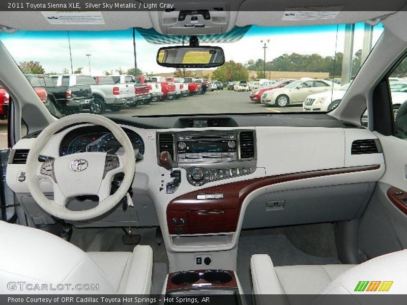 Silver Sky Metallic / Light Gray 2011 Toyota Sienna XLE