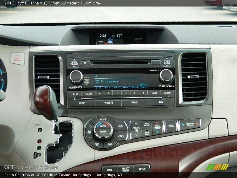 Silver Sky Metallic / Light Gray 2011 Toyota Sienna XLE