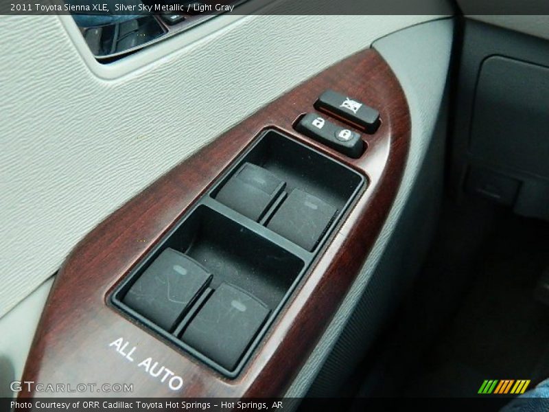 Silver Sky Metallic / Light Gray 2011 Toyota Sienna XLE