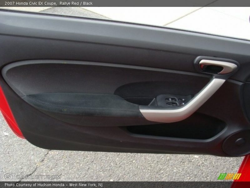 Rallye Red / Black 2007 Honda Civic EX Coupe