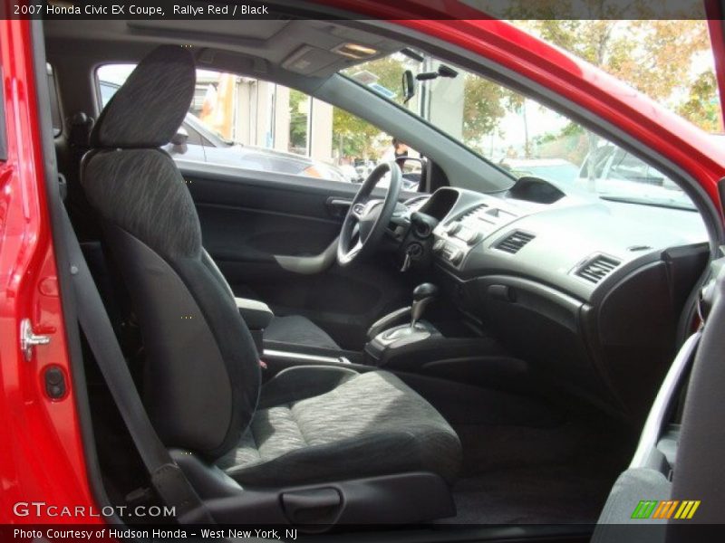 Rallye Red / Black 2007 Honda Civic EX Coupe