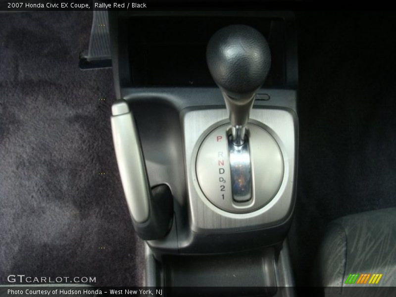 Rallye Red / Black 2007 Honda Civic EX Coupe