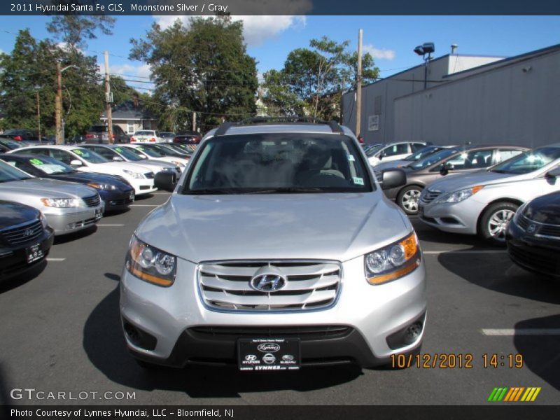 Moonstone Silver / Gray 2011 Hyundai Santa Fe GLS