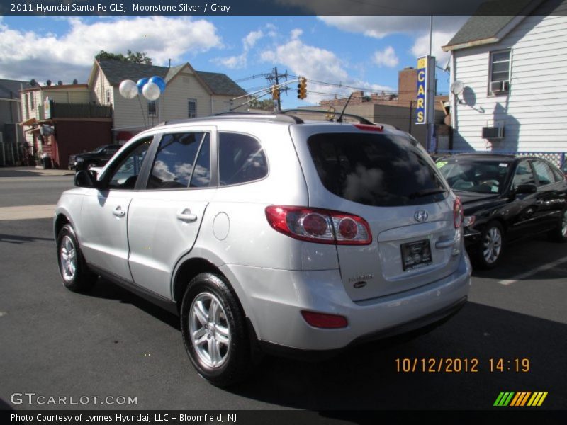 Moonstone Silver / Gray 2011 Hyundai Santa Fe GLS