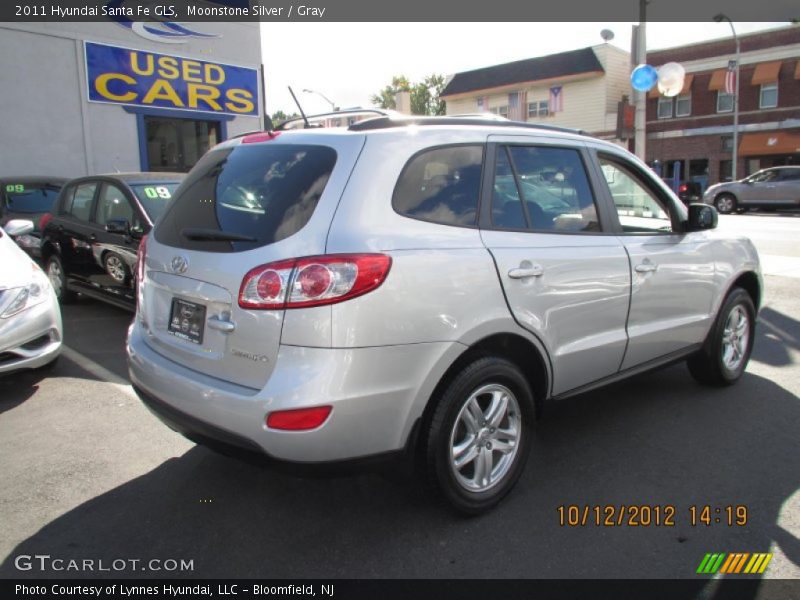 Moonstone Silver / Gray 2011 Hyundai Santa Fe GLS