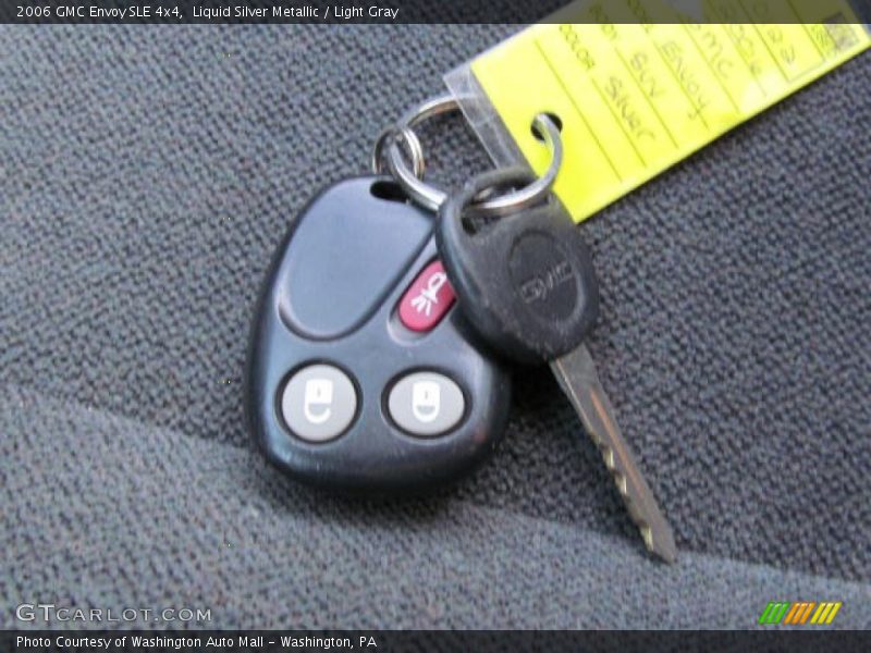 Liquid Silver Metallic / Light Gray 2006 GMC Envoy SLE 4x4