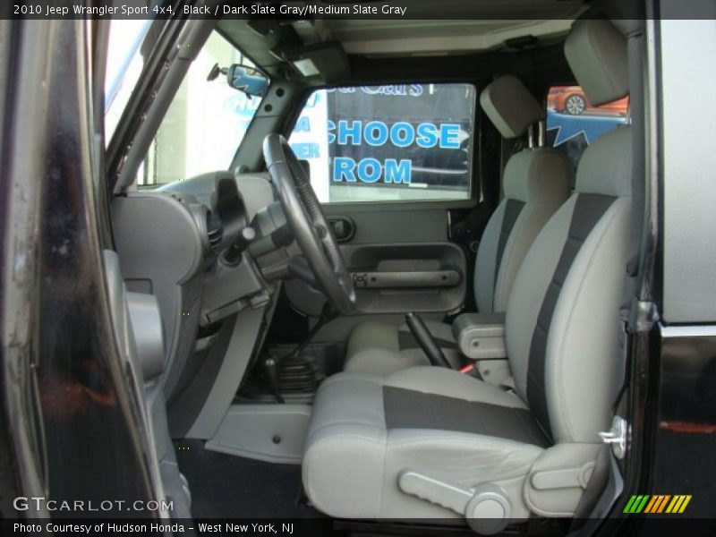 Black / Dark Slate Gray/Medium Slate Gray 2010 Jeep Wrangler Sport 4x4