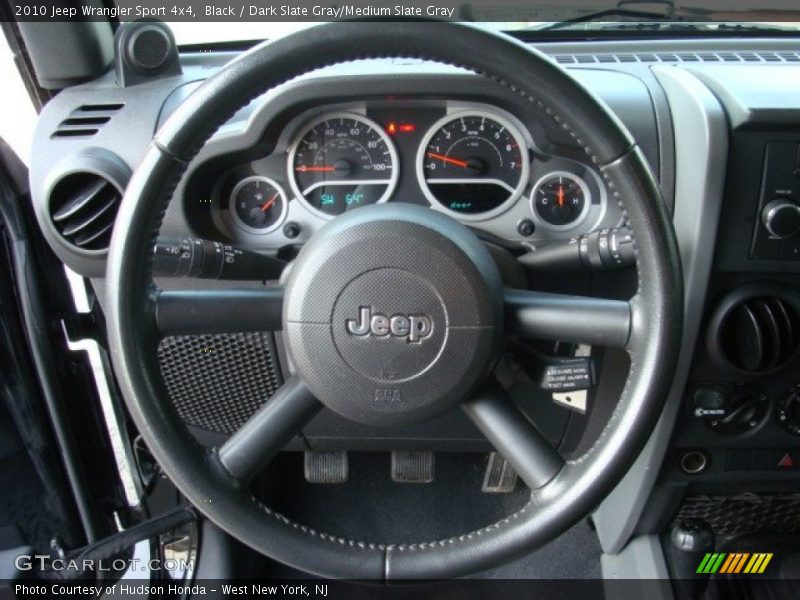 Black / Dark Slate Gray/Medium Slate Gray 2010 Jeep Wrangler Sport 4x4