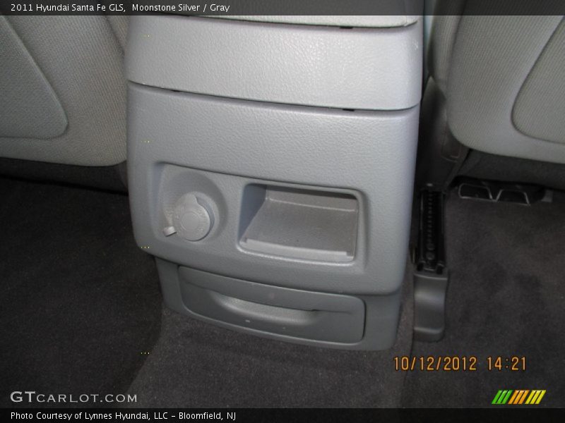 Moonstone Silver / Gray 2011 Hyundai Santa Fe GLS