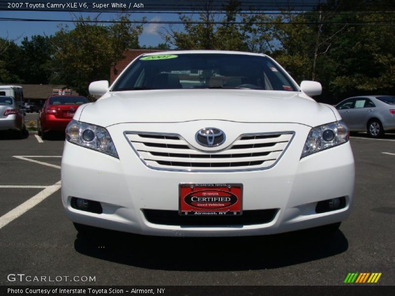 Super White / Ash 2007 Toyota Camry XLE V6