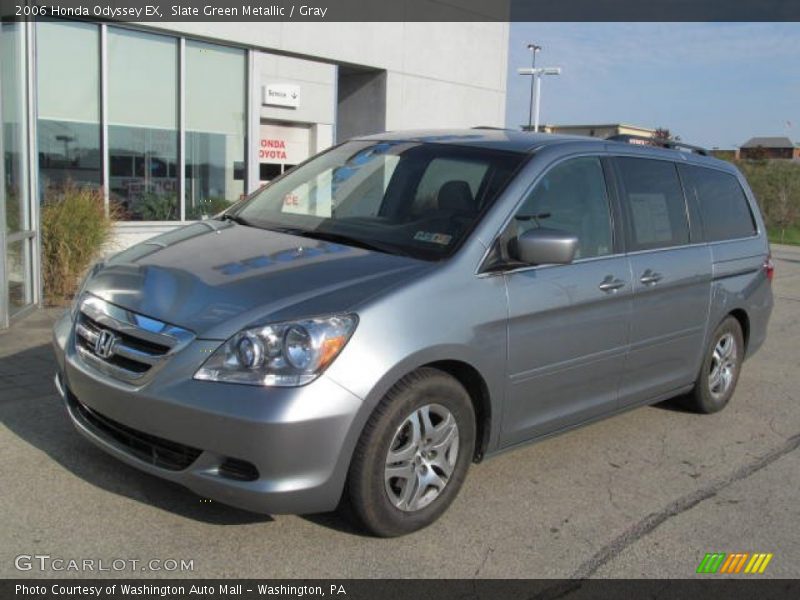 Slate Green Metallic / Gray 2006 Honda Odyssey EX