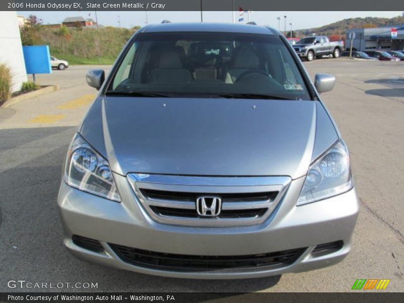 Slate Green Metallic / Gray 2006 Honda Odyssey EX