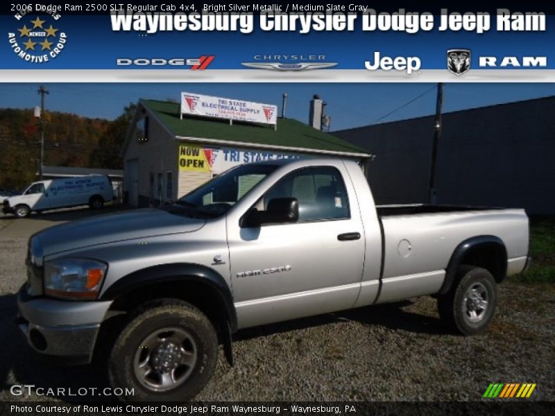 Bright Silver Metallic / Medium Slate Gray 2006 Dodge Ram 2500 SLT Regular Cab 4x4