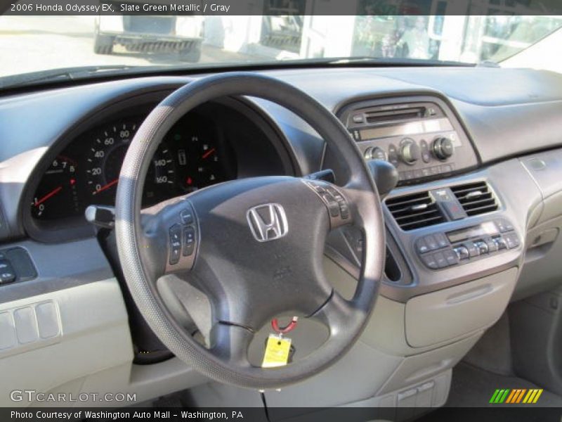 Slate Green Metallic / Gray 2006 Honda Odyssey EX