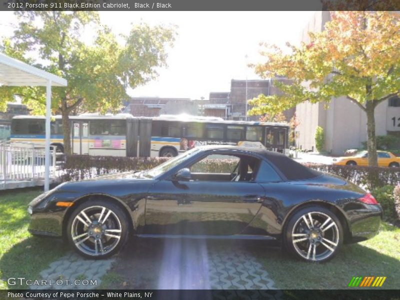 Black / Black 2012 Porsche 911 Black Edition Cabriolet