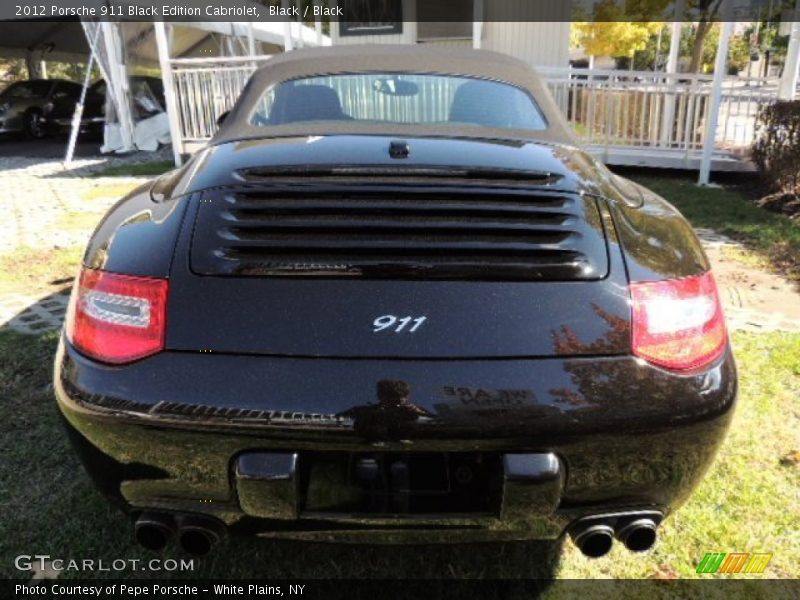 Black / Black 2012 Porsche 911 Black Edition Cabriolet