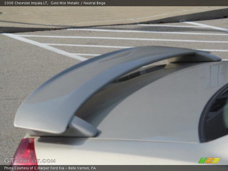 Gold Mist Metallic / Neutral Beige 2008 Chevrolet Impala LT