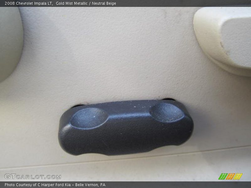 Gold Mist Metallic / Neutral Beige 2008 Chevrolet Impala LT