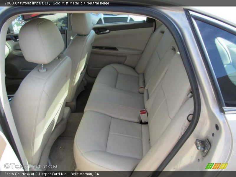 Gold Mist Metallic / Neutral Beige 2008 Chevrolet Impala LT