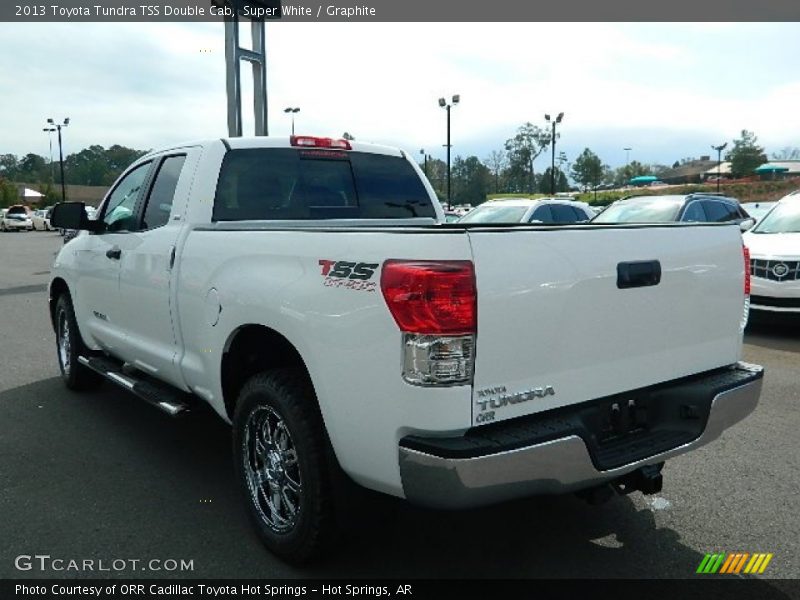 Super White / Graphite 2013 Toyota Tundra TSS Double Cab