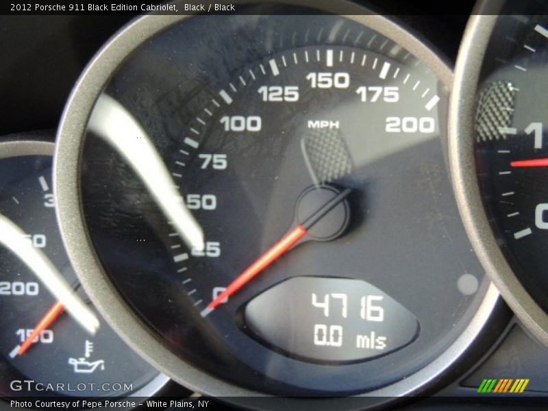 Black / Black 2012 Porsche 911 Black Edition Cabriolet