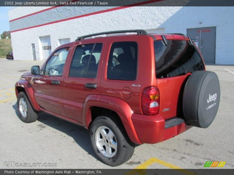 Salsa Red Pearlcoat / Taupe 2002 Jeep Liberty Limited 4x4