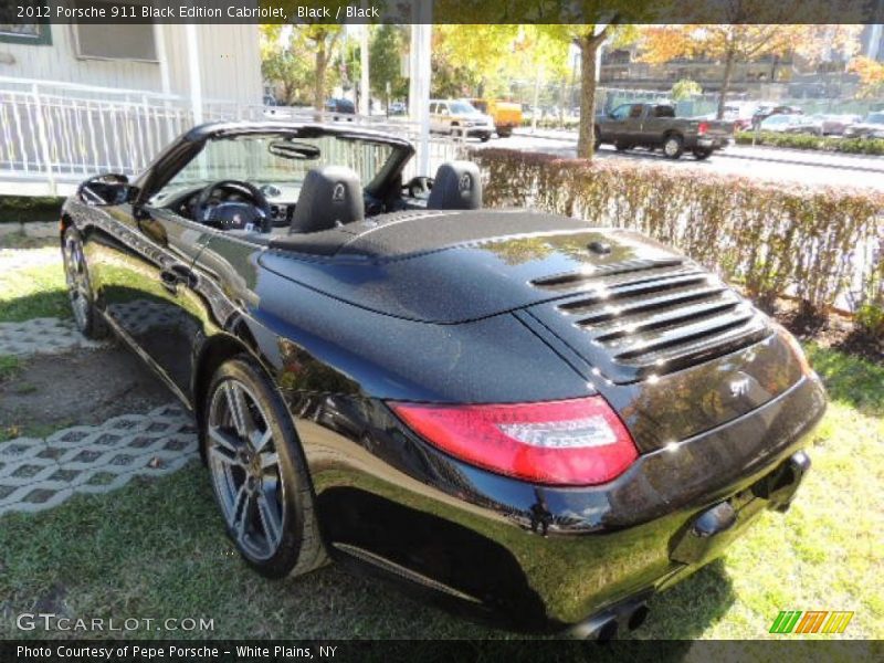 Black / Black 2012 Porsche 911 Black Edition Cabriolet