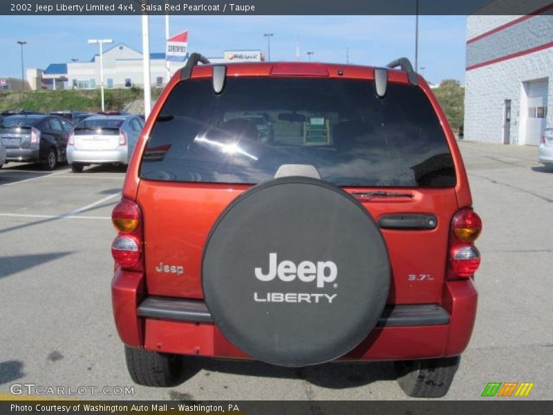 Salsa Red Pearlcoat / Taupe 2002 Jeep Liberty Limited 4x4