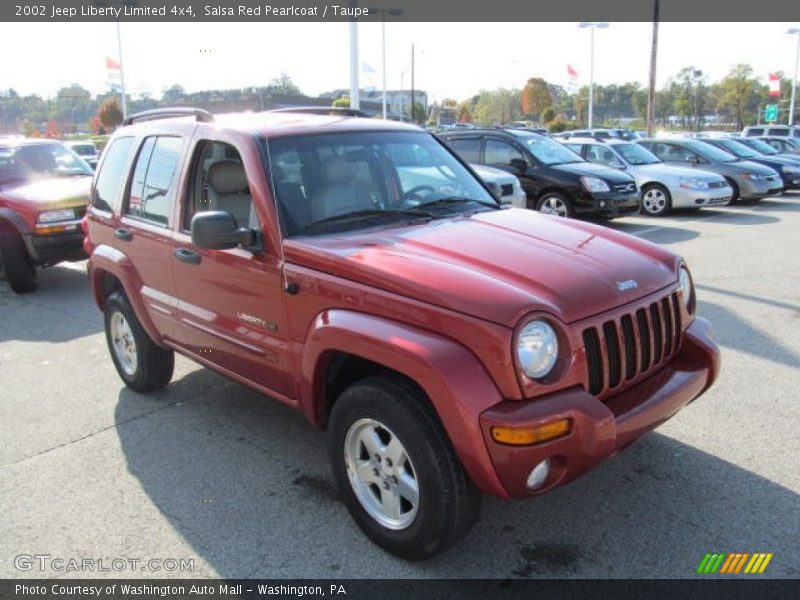 Salsa Red Pearlcoat / Taupe 2002 Jeep Liberty Limited 4x4