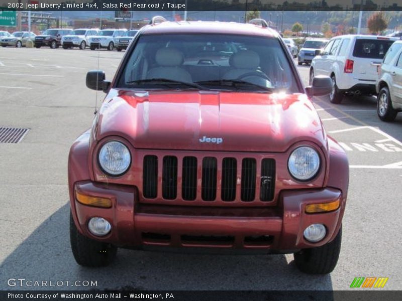 Salsa Red Pearlcoat / Taupe 2002 Jeep Liberty Limited 4x4