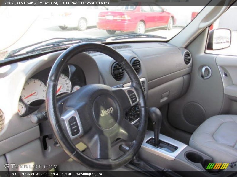 Salsa Red Pearlcoat / Taupe 2002 Jeep Liberty Limited 4x4
