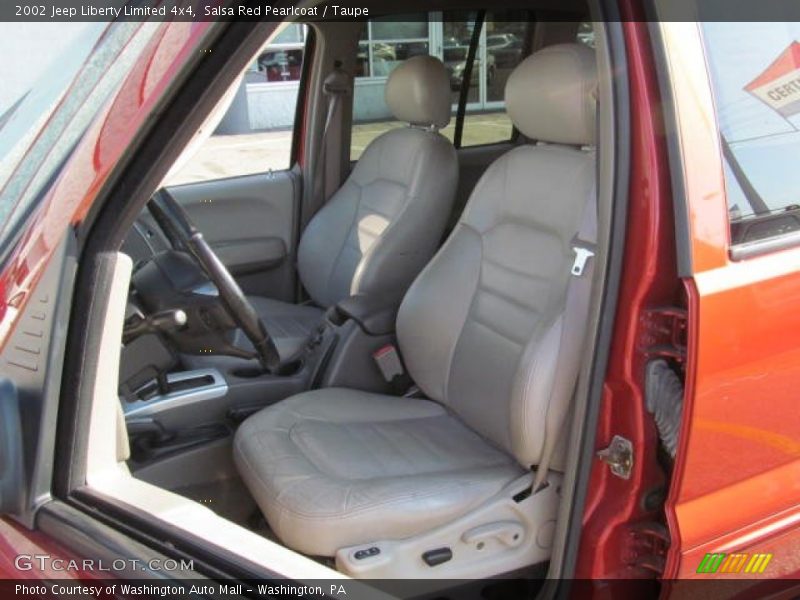 Salsa Red Pearlcoat / Taupe 2002 Jeep Liberty Limited 4x4